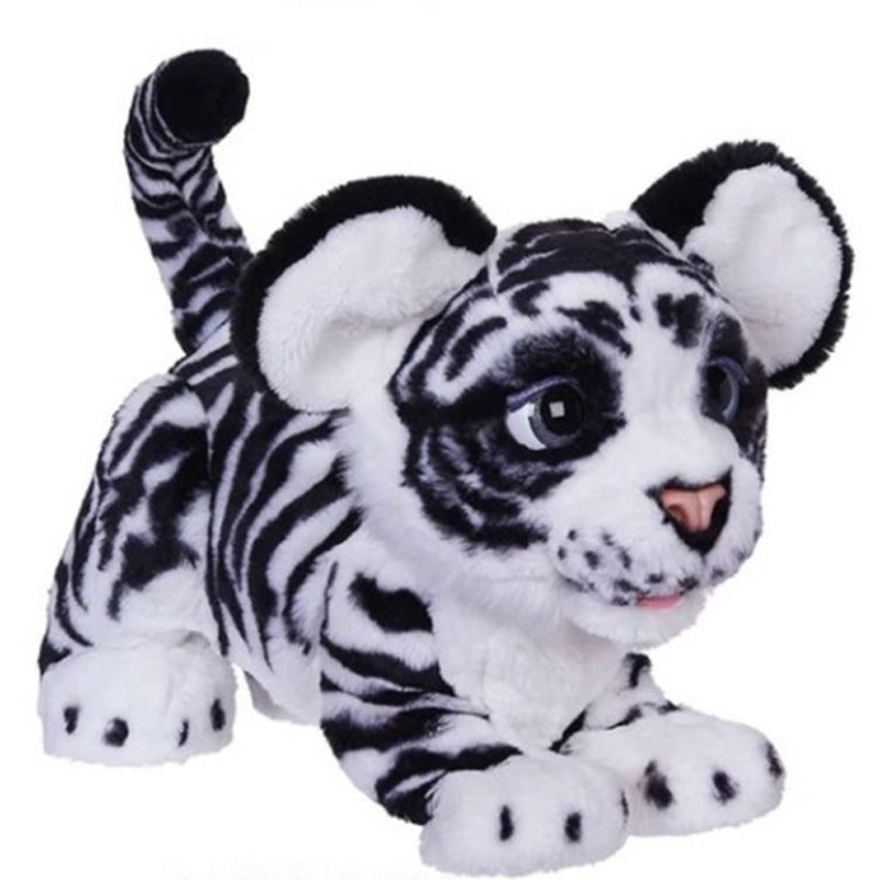 Playful stuffed animal buddy soft plush tiger toy for kids