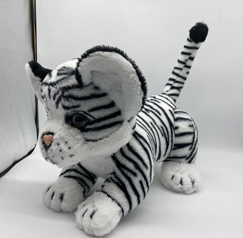 Playful stuffed animal buddy soft plush tiger toy for kids