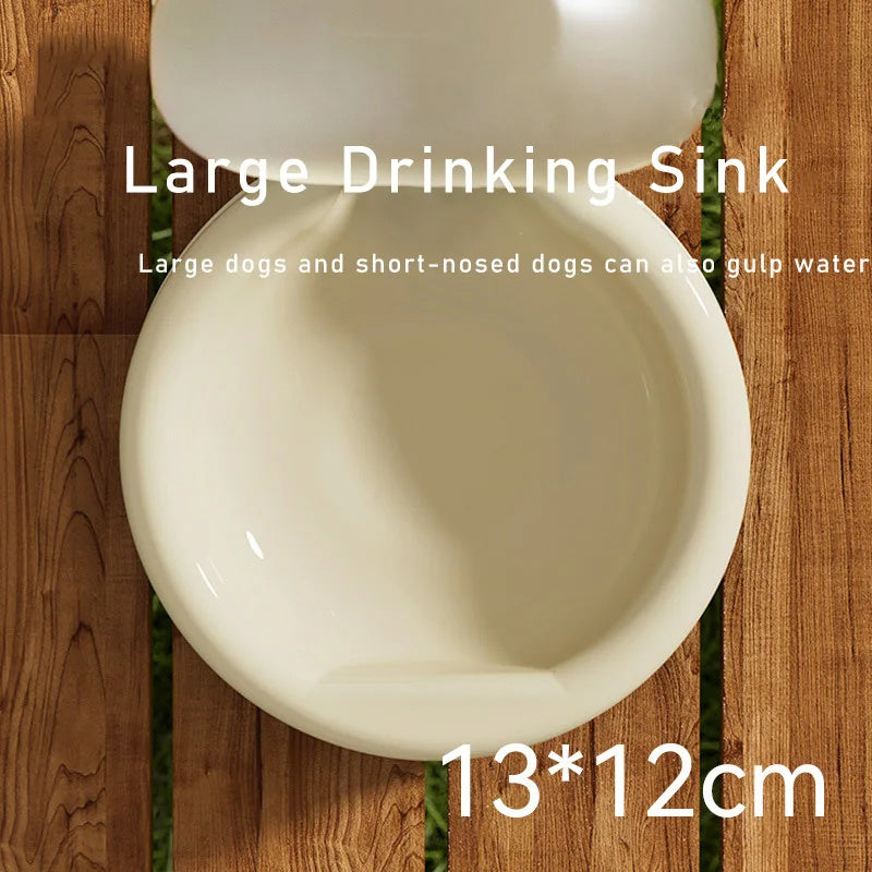 500ml bærbar katt hund vannflaske forseglet reise valp katter foldbar