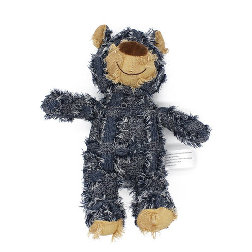 Cute Pet Dog Cat Plush Squeak Sound Dog Toys Bear Shape Pet Dogs Bite