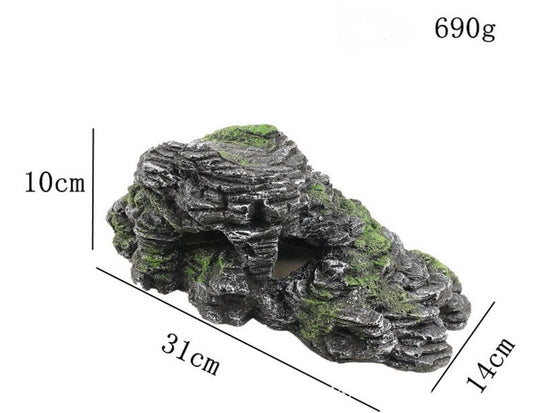Tortoise Haven: Resin Rockery For Climbing And Sunbathing