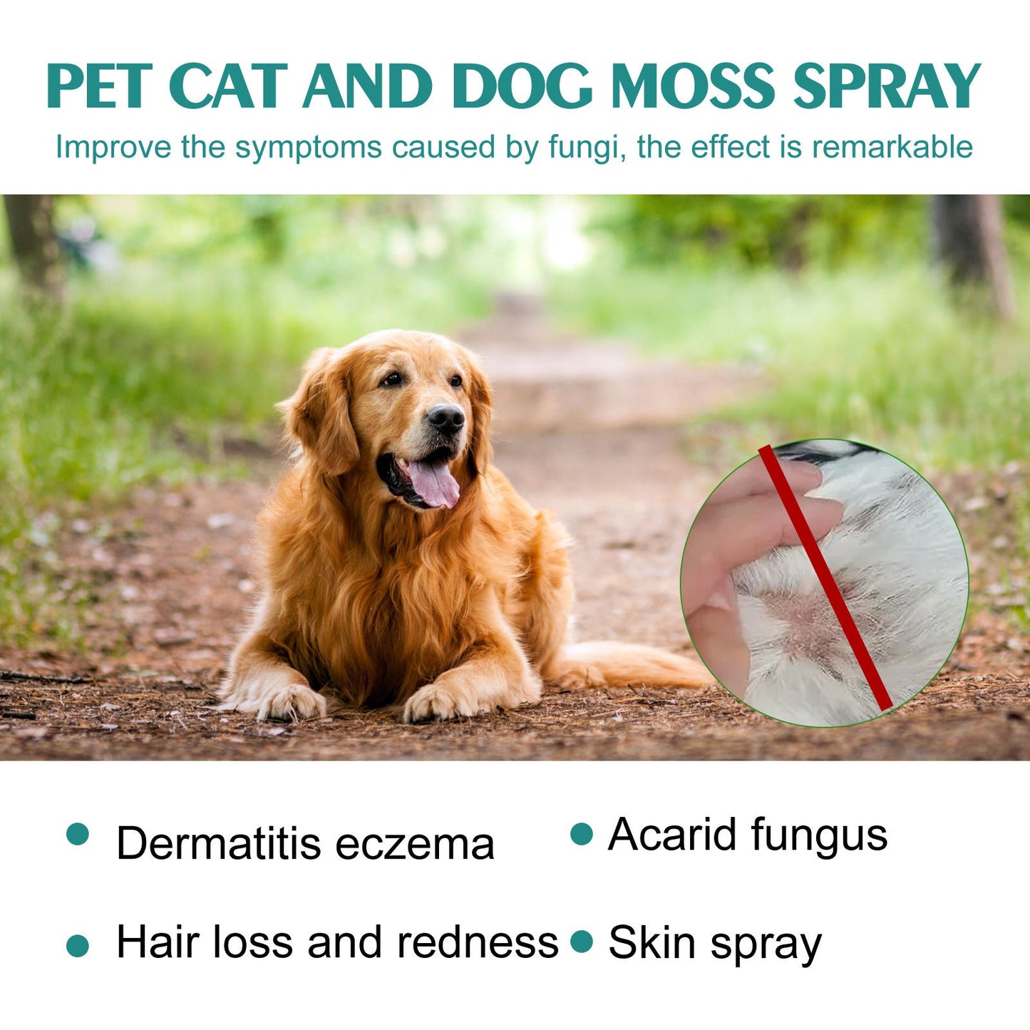 Furry Friend Flea Repellent Spray Skin Soothing Itch Relief Pet Coat