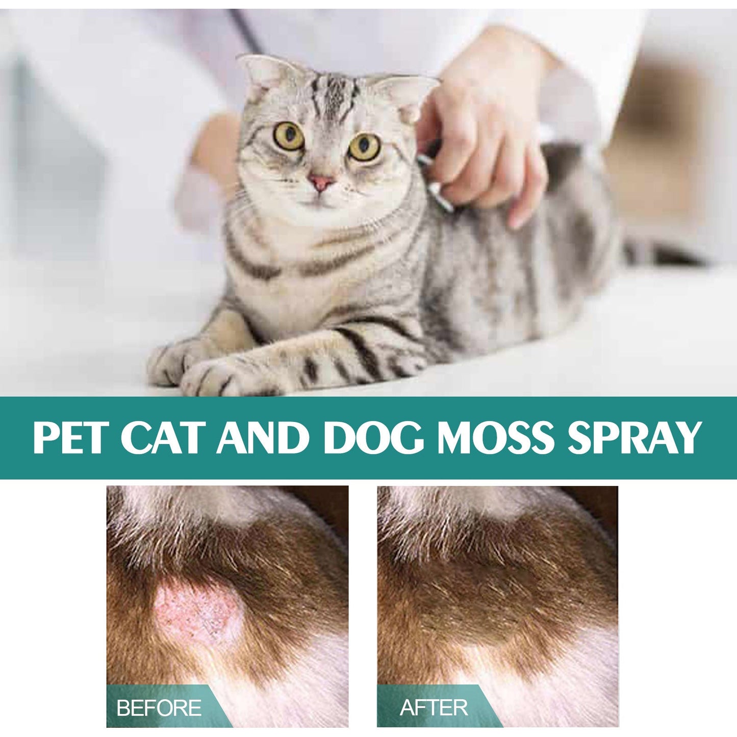 Furry Friend Flea Repellent Spray Skin Soothing Itch Relief Pet Coat