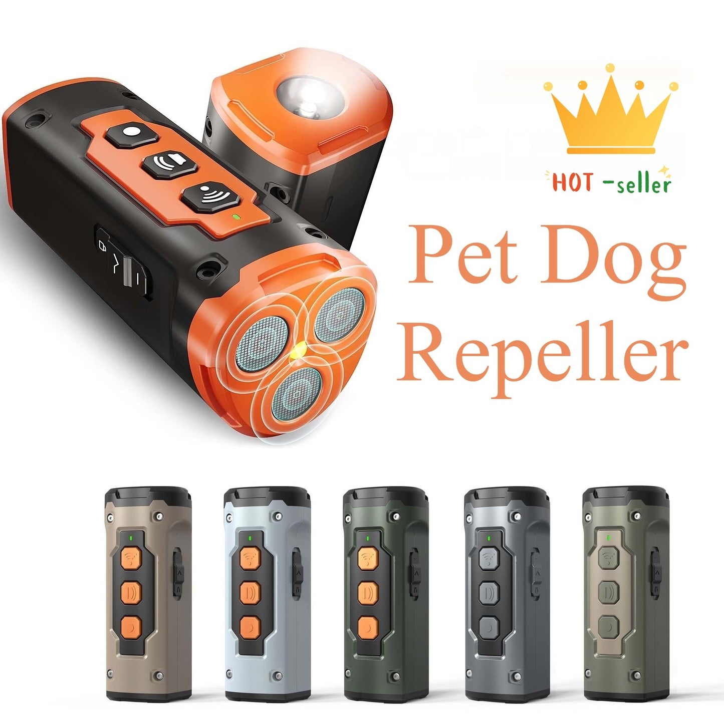 Dog Drive Ultrasonic Three-head Bark Plug Torch Dog Drive Artifact