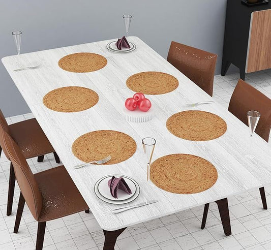 Braided Jute Round Placemats for Bed-Side Table, Center Table, Dining