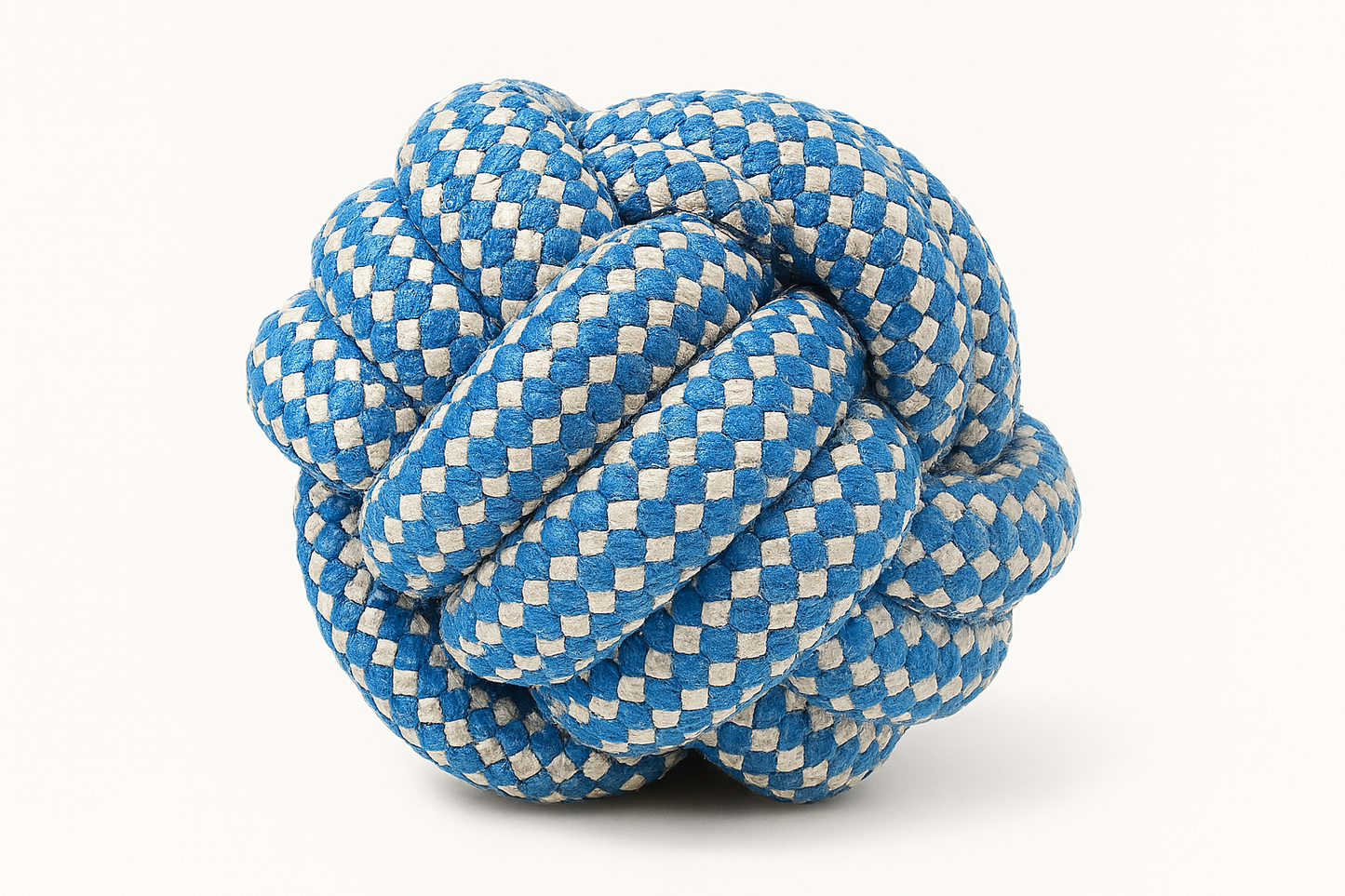 Braided Dog Chew Toy – Neon Green & Pink for Active Play