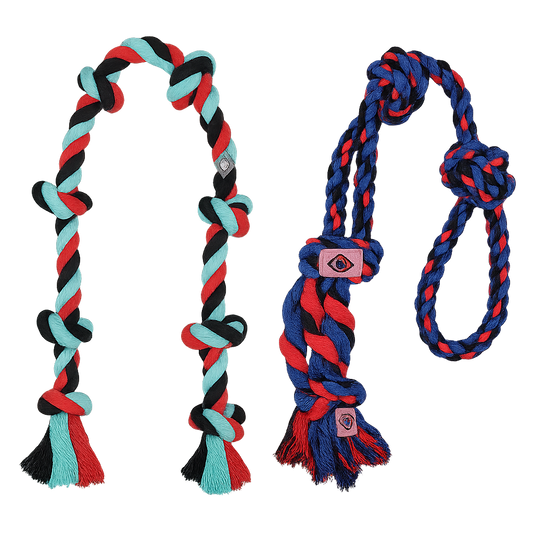 2-Pack Dog Rope Toys – Durable Chew & Tug Set for Active Pets
