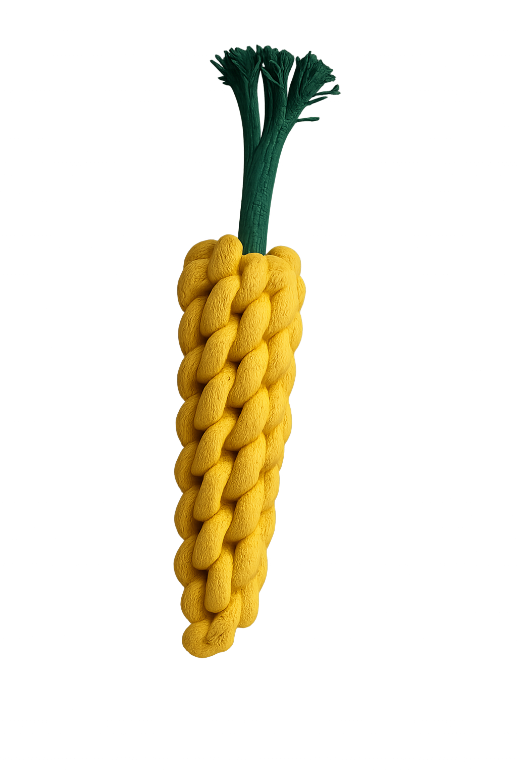 Braided Carrot Dog Toy – Durable Chew & Tug Fun