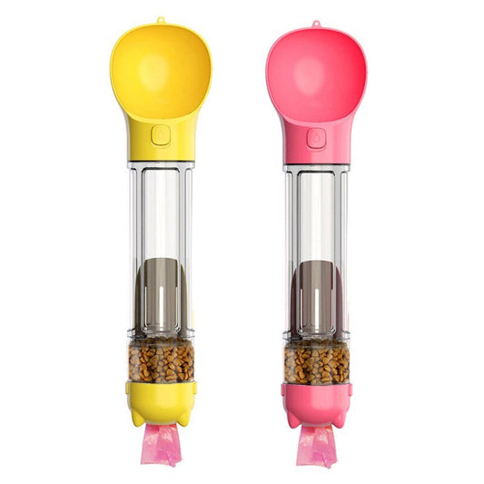 Portable Pet Dog Water Bottle Feeder Bowl Water Food Bottle Pets Outdoor Travel Drinking Dog Bowls Water Bowl for Dogs